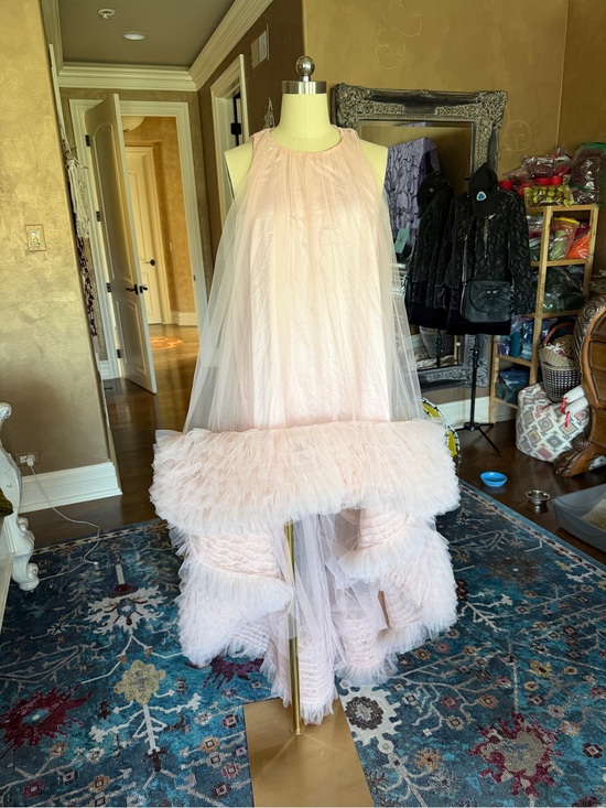 AKIRA Dresses & Skirts - Pink Tulle Ruffled Dress - Elegant Party Dress